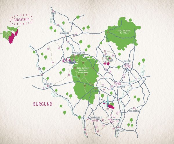 Produktbild: Gl&uuml;cksorte in Burgund