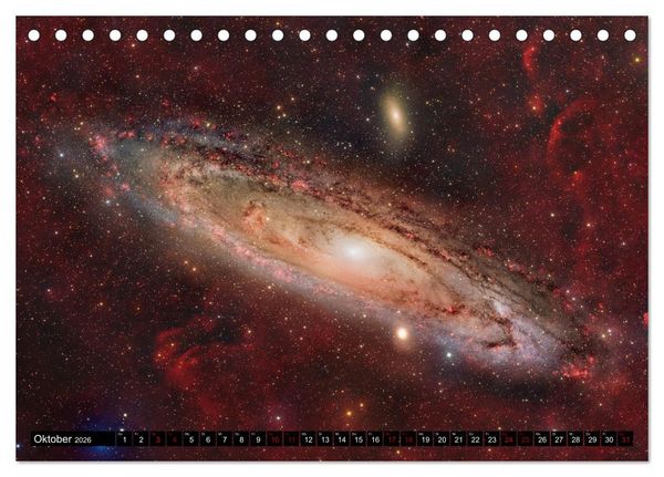 Produktbild: Deepsky XVIII (Tischkalender 2026 DIN A5 quer), CALVENDO Monatskalender
