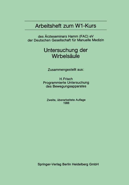 Produktbild: Arbeitsheft zum W1-Kurs