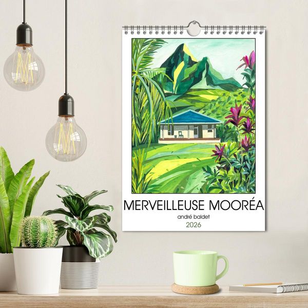 Produktbild: MERVEILLEUSE MOOR&Eacute;A (Calendrier mural 2026 DIN A4 horizontal), CALVENDO calendrier mensuel