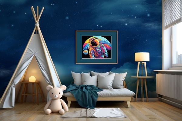 Produktbild: DIAMOND DOTZ - Diamond Painting Neon Astronaut