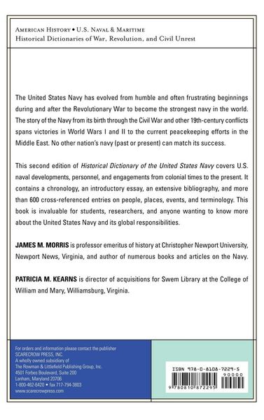 Produktbild: Historical Dictionary of the United States Navy