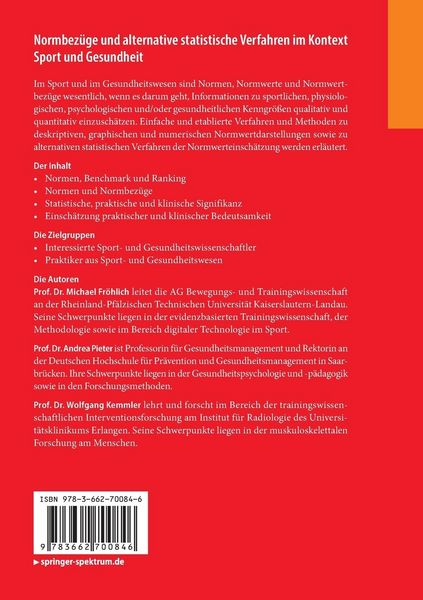 Produktbild: Normbezüge und alternative statistische Verfahren im Kontext Sport und Gesundheit