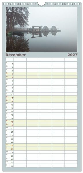 Produktbild: Familienplaner 2027 - Lychen - zwischen Wald und Seen mit 5 Spalten (Wandkalender, 21 x 45 cm) CALVENDO