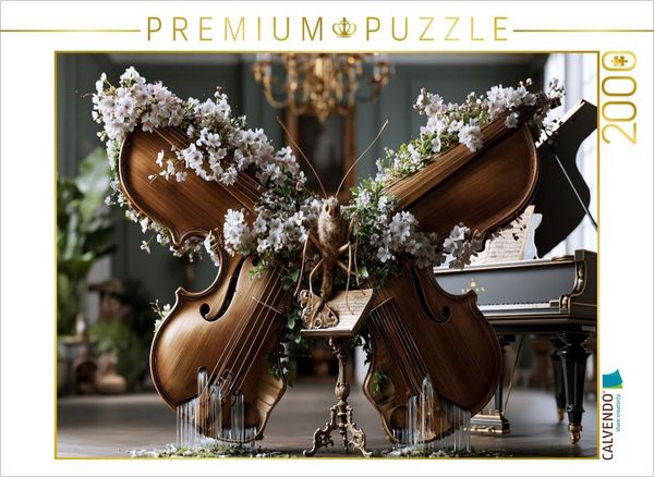 CALVENDO Puzzle Geigenschmetterling | 2000 Teile Lege-Größe 90x67cm Foto-Puzzle für glückliche Stunden