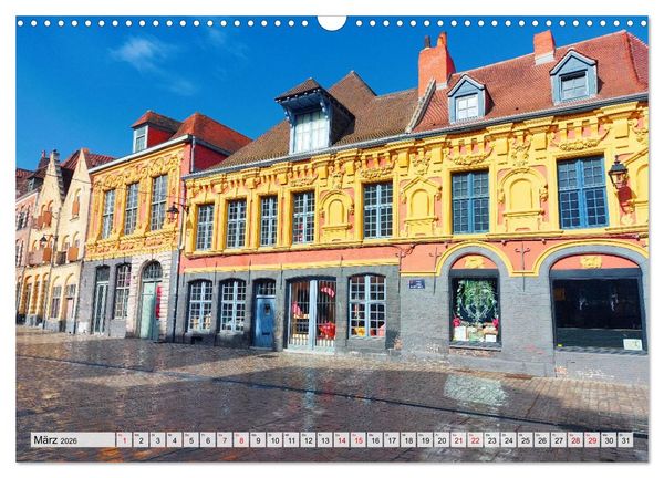 Produktbild: Lille - Charmante Metropole in Nordfrankreich (Wandkalender 2026 DIN A3 quer), CALVENDO Monatskalender