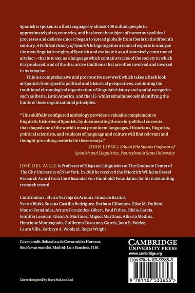 Produktbild: A Political History of Spanish