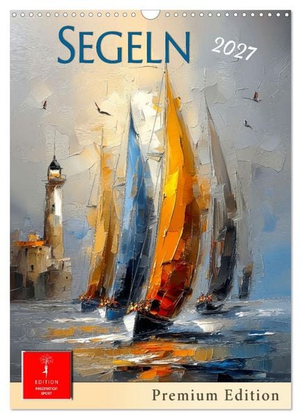 Produktbild: Segeln - Pemium Edition (Wandkalender 2027 DIN A3 hoch), CALVENDO Monatskalender