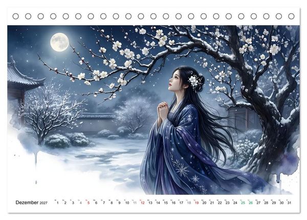 Produktbild: Zw&ouml;lf Farben der Stille (Tischkalender 2027 DIN A5 quer), CALVENDO Monatskalender