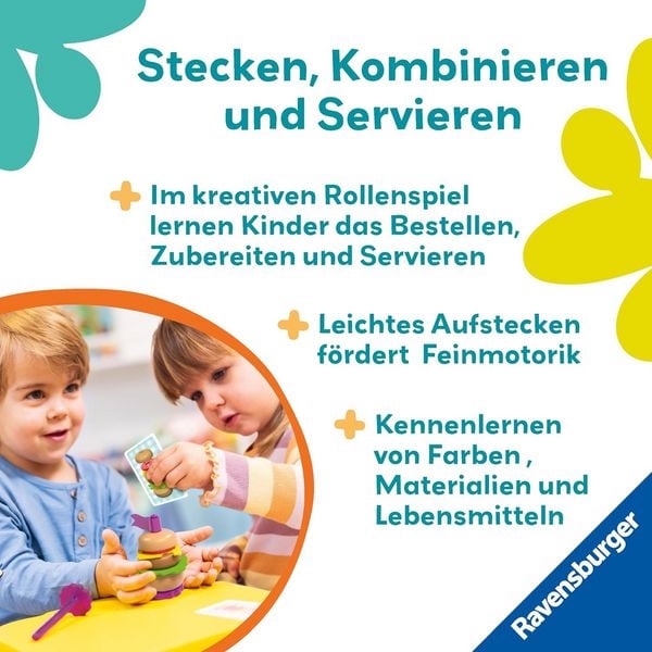 Produktbild: Play+ Steck- und Spiel-Set: Fingerfood - ab 1,5 Jahre