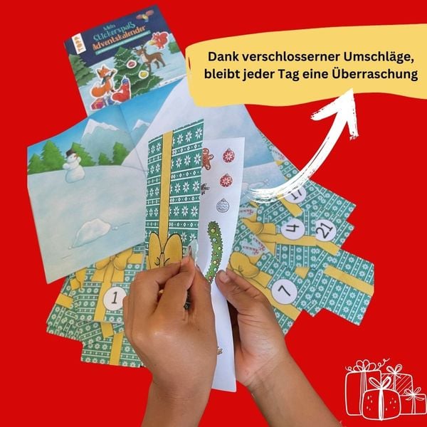 Produktbild: Mein Stickerspa&szlig;-Adventskalender