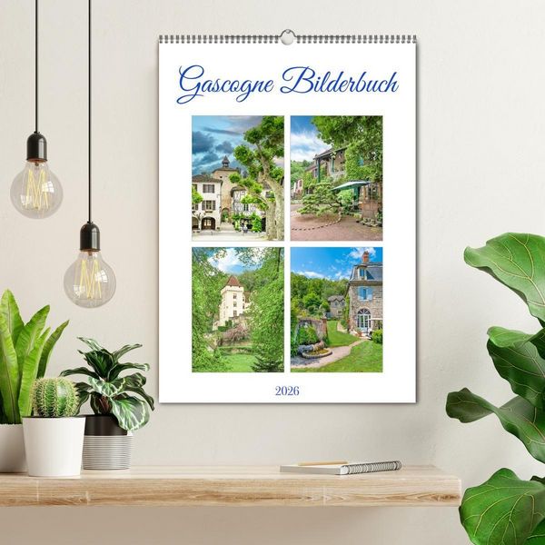 Produktbild: Casgogne Bilderbuch (Wandkalender 2026 DIN A2 hoch), CALVENDO Monatskalender