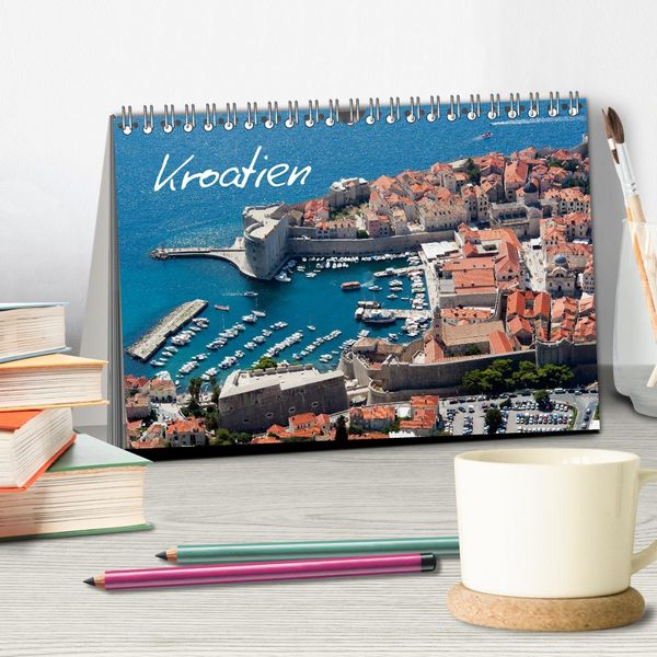 Produktbild: Kroatien (Tischkalender 2026 DIN A5 quer), CALVENDO Monatskalender