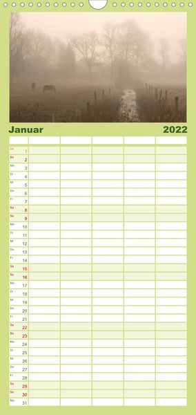 Produktbild: Nordsee Tr&auml;umereien - Familienplaner hoch (Wandkalender 2022 , 21 cm x 45 cm, hoch)