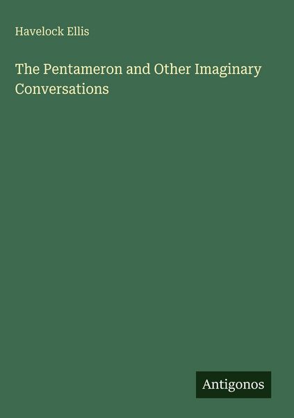 Produktbild: The Pentameron and Other Imaginary Conversations
