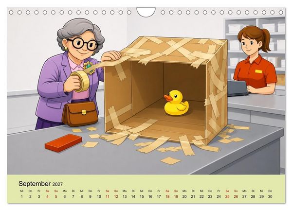 Produktbild: Die wunderbare Welt der Oma (Wandkalender 2027 DIN A4 quer), CALVENDO Monatskalender