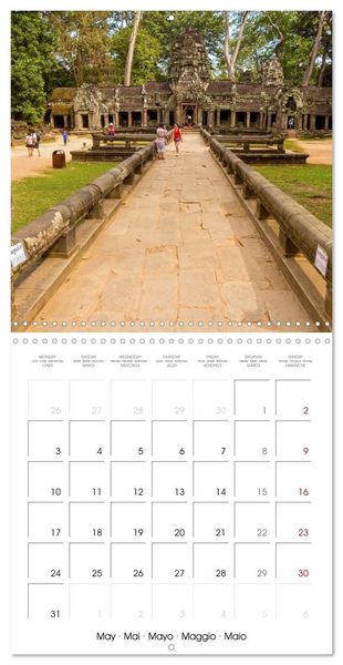 Produktbild: ANGKOR, TEMPLE IN THE JUNGLE (Wall Calendar 2027 12 &times; 12 Inch) CALVENDO 12 Month Wall Calendar