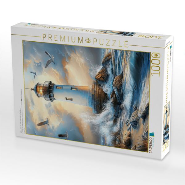 Produktbild: CALVENDO Puzzle Wegweiser der See - Ein Licht f&uuml;r Seefahrer | 1000 Teile Lege-Gr&ouml;&szlig;e 64x48cm Foto-Puzzle f&uuml;r gl&uuml;ckliche Stunden