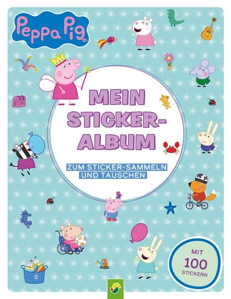 Produktbild: Peppa Pig Mein Stickeralbum mit 100 Peppa Wutz Stickern