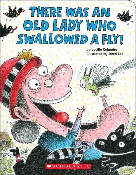 Produktbild: There Was an Old Lady Who Swallowed a Fly! (Board Book)