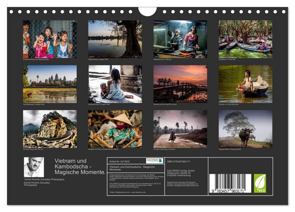 Produktbild: Vietnam und Kambodscha - Magische Momente. (Wandkalender 2026 DIN A4 quer), CALVENDO Monatskalender