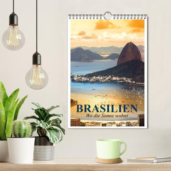 Produktbild: Brasilien. Wo die Sonne wohnt (Wandkalender 2026 DIN A4 hoch), CALVENDO Monatskalender