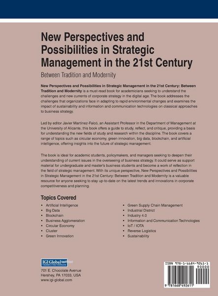 Produktbild: New Perspectives and Possibilities in Strategic Management in the 21st Century