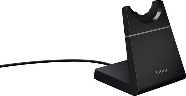 Produktbild: Jabra Evolve2 65 UC Telefon On Ear Headset Bluetooth&reg; Stereo Schwarz Noise Cancelling Lautst&auml;rkeregelung, Batterieladeanzeige, Mikrofon-Stummschalt