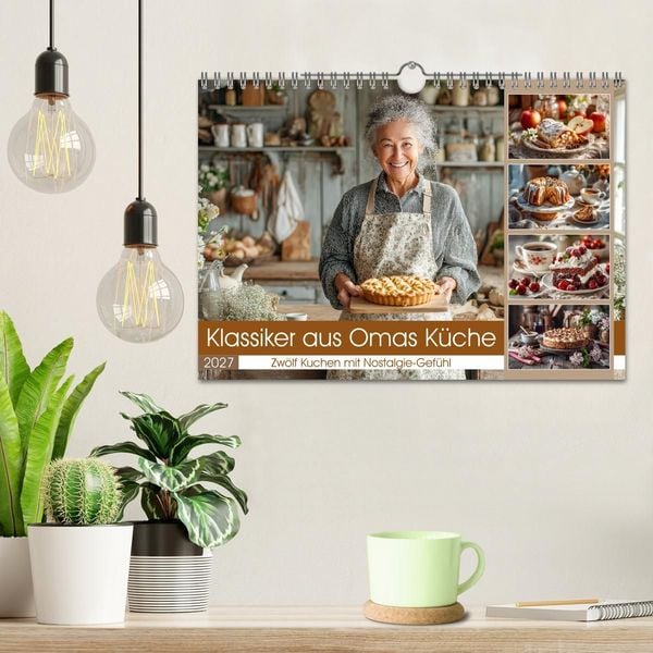 Produktbild: Klassiker aus Omas K&uuml;che - Zw&ouml;lf Kuchen mit Nostalgie-Gef&uuml;hl (Wandkalender 2027 DIN A4 quer), CALVENDO Monatskalender
