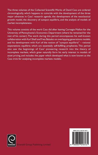 Produktbild: The Collected Scientific Work of David Cass