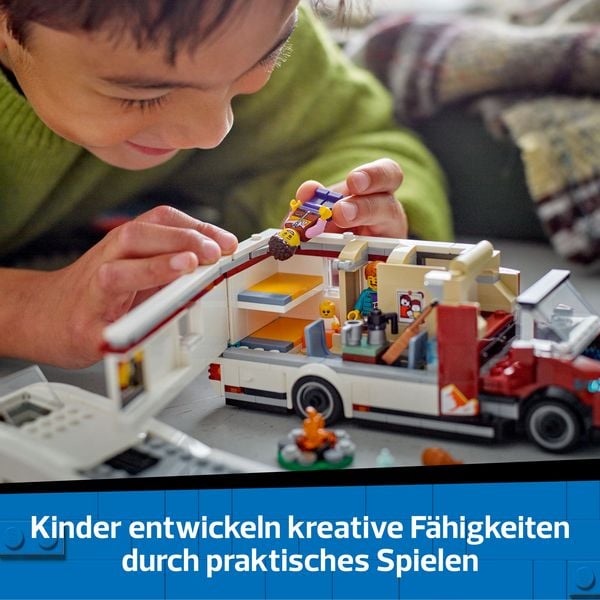 Produktbild: LEGO City Abenteuer-Wohnmobil - Camping Spielzeug f&uuml;r Kinder 60454
