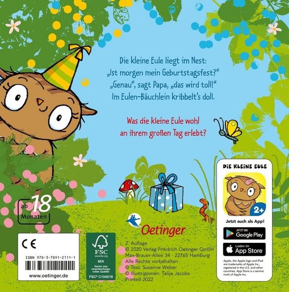 Produktbild: Die kleine Eule hat Geburtstag