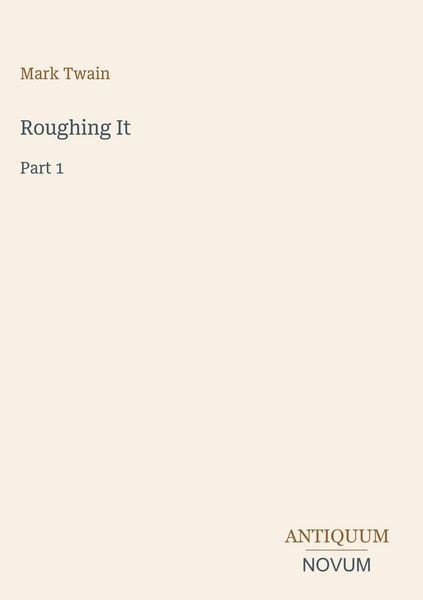 Produktbild: Roughing It