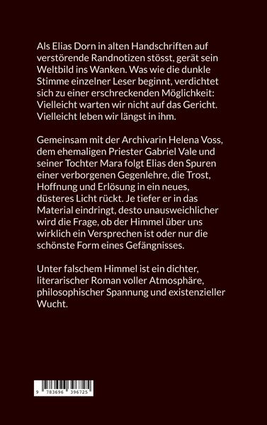 Produktbild: Unter falschem Himmel