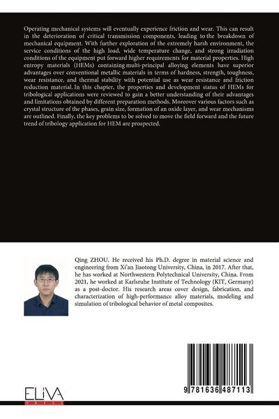 Produktbild: Wear of Multi-Principal Component Alloy Composites