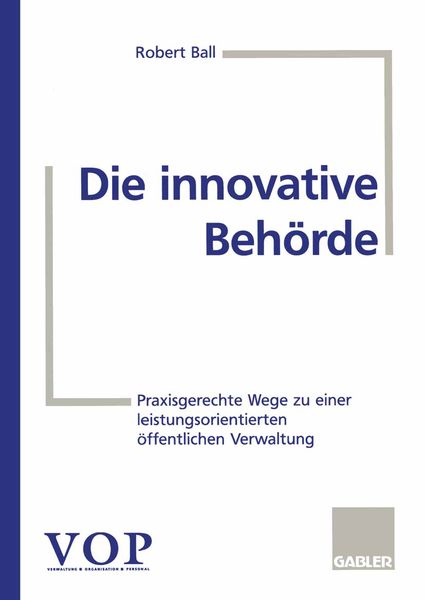 Produktbild: Die innovative Beh&ouml;rde