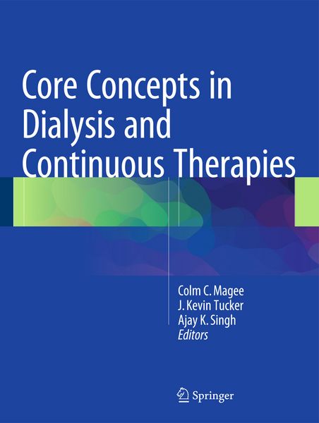 Produktbild: Core Concepts in Dialysis and Continuous Therapies