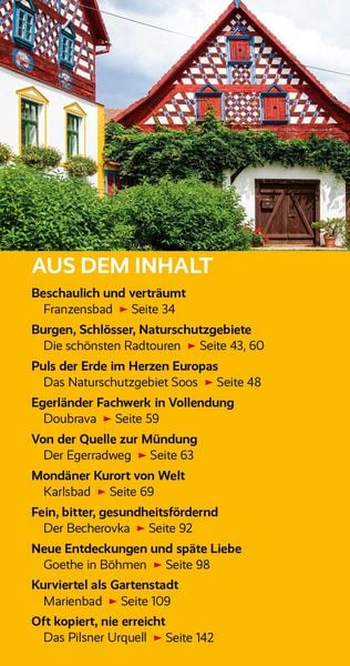Produktbild: TRESCHER Reisef&uuml;hrer B&ouml;hmisches B&auml;derdreieck