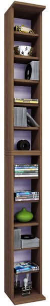 Produktbild: Holz CD DVD Stand Aufbewahrung Deko Regal Bigol