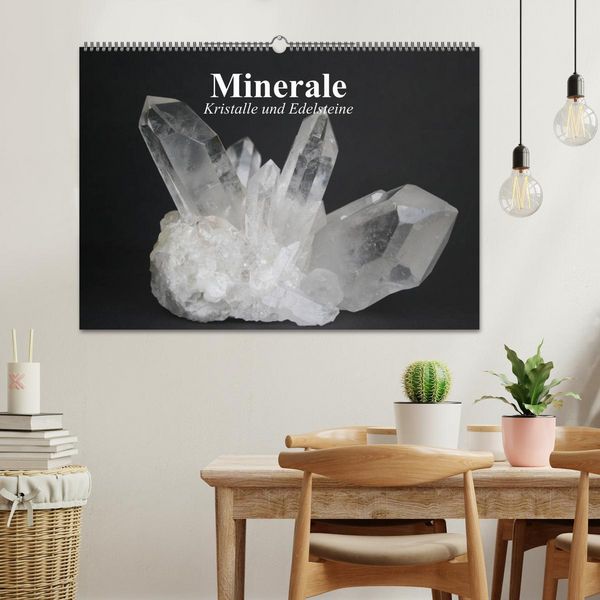 Produktbild: Minerale. Kristalle und Edelsteine (Wandkalender 2026 DIN A2 quer), CALVENDO Monatskalender