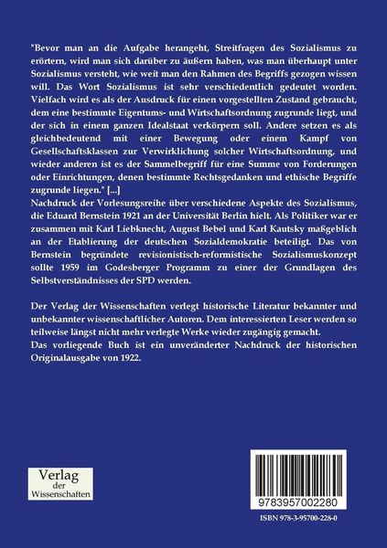 Produktbild: Der Sozialismus einst und jetzt