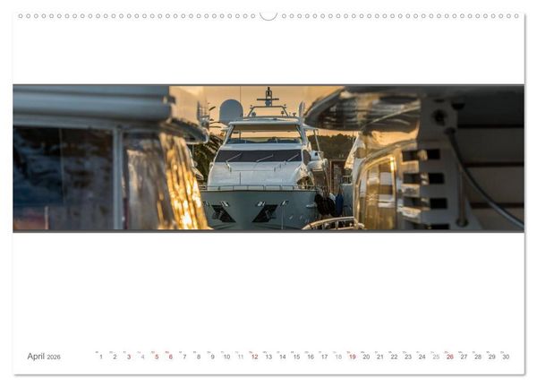 Produktbild: Emotionale Momente: Yachten - eleganter Luxus auf den Weltmeeren (hochwertiger Premium Wandkalender 2026 DIN A2 quer), Kunstdruck in Hochglanz