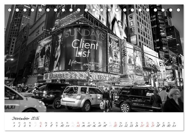 Produktbild: New York &ndash; The Big Apple (Tischkalender 2026 DIN A5 quer), CALVENDO Monatskalender