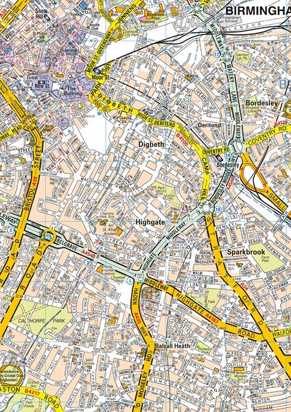 Produktbild: Birmingham Pocket Street Map