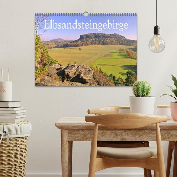 Produktbild: Elbsandsteingebirge (Wandkalender 2026 DIN A3 quer), CALVENDO Monatskalender