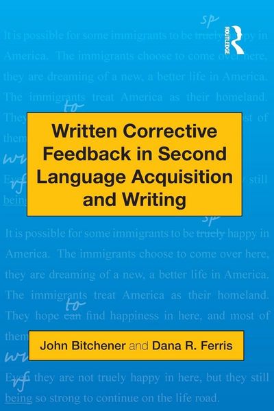 Produktbild: Written Corrective Feedback in Second Language Acquisition and Writing
