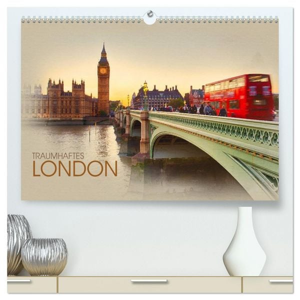 Produktbild: Traumhaftes London (hochwertiger Premium Wandkalender 2026 DIN A2 quer), Kunstdruck in Hochglanz