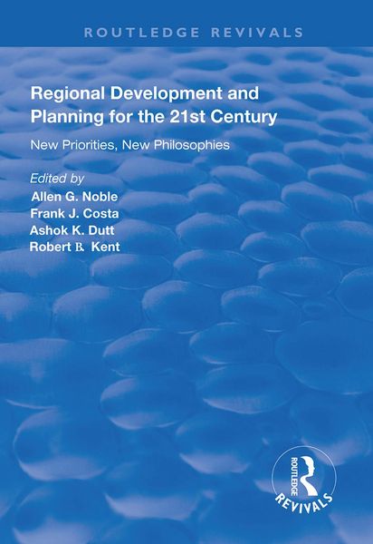 Produktbild: Regional Development and Planning for the 21st Century