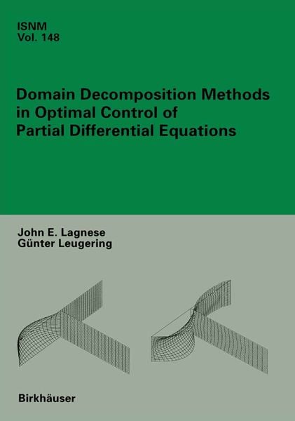 Produktbild: Domain Decomposition Methods in Optimal Control of Partial Differential Equations