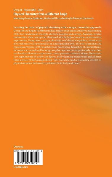 Produktbild: Physical Chemistry from a Different Angle